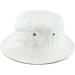 Unisex Cotton & Denim Bucket Hat UPF 50 | Packable Sun Hat - White - Buy Online on GoSupps.com