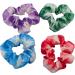 Topkids Accessories 4pc Scrunchies for Girls and Women Hair bobbles for Women Hair Ties Hair Scrunchies Hair Accessories Elastic Hair Bands for Women (Tie Dye) - Buy Online on GoSupps.com