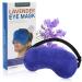 LotFancy Heated Eye Mask for Dry Eyes Microwavable Lavender Eye Compress Moist Heat Cooling Eye Mask for Sleeping Hot Cold Therapy for Stye Puffy Migraine Fatigue Relief