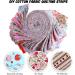 50-Piece 2.4 Jelly Fabric Bundles for Quilting and Crafts - Assorted Patterns Fabric Strips Roll for DIY Projects - Buy Online on GoSupps.com