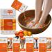 BCL Spa Mandarin + Mango Professional Pedicure Kit Foot Spa Set Exfoliate, Hydrate & Refresh Skin | Dead Sea Salt Soak, Sugar Scrub, Moisture Mask & Massage Cream | Professional & Home Uses Mandarin & Mango 4-in-1