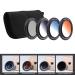 Z-Prime 16mm Multicoated Graduated Color Filter Kit for Ztylus Z-Prime Wide Angle & Telephoto Lens. (CPL Circular Polarizer Filter + Orange Sunset Filter + Sky Blue Filter + ND Neutral Density Filter) Z-Prime Graduated Color Filter Kit