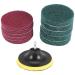 Hoadoek 11Pcs Power Scrubber Brush Set Polishing Pad for Drill Powered Brush Tile Scrubber Scouring Pads Cleaning Tool