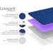 Eco-Tex Certified Protective Film for Double Bed | Non-Slip Absorbent 2L Bed Sheet for Incontinence & Bedwetting Navy Blue - Buy Online on GoSupps.com