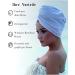 Kirman Premium Hair Turban Towel Set - 100% Cotton Quick-Drying Suction-Strong - 2 Pieces for Short & Long Hair - Light Gray - Buy Online on GoSupps.com