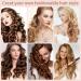 WILLBOND 6 in 1 Curling Iron Set - Instant Heat Ceramic Wand with 6 Barrels & 3 Temp Settings for Fast Styling - Buy Online on GoSupps.com