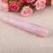 Rose Quartz Crystal Rod for Healing & Relaxation | Pain Relief Massage Tool & Gua Sha for Body & Neck Therapy - Buy Online on GoSupps.com