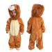 Doladola Baby Boys Girls Cartoon Animal Hooded Onesies Infant Pajamas Romper 3 5-4 5 Years Lion