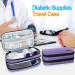 Luxja Insulin Travel Case Double Layer Insulin Bag - Purple - Buy Online on GoSupps.com
