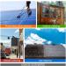 Window Cleaning Telescopic Pole Long Reach Conservatory Roof Cleaner Equipment With Squeegee &Hose Tap Connector&12+8m Water Pipe Combination Water Fed Telescopic Brush 30FT - Buy Online on GoSupps.com