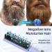 Vikicon Beard Glades for Men - Quick Heating Mini Electric Beard Brush Comb | Anti-Frizz Negative Ion Styling Device (Blue) - Buy Online on GoSupps.com