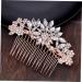 FRCOLOR 1pc Wedding Combs pearl comb barrette hair accessories for women wedding Crystal hair comb Wedding Hair Accessories bridal hair combs wedding headpiece bride rhinestones rose gold - Buy Online on GoSupps.com
