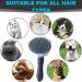PetGroom Self Cleaning Cat & Dog Brush - Reduce Shedding Up to 95% - Ideal for Short or Long Haired Cats and Dogs - Grey - Buy Online on GoSupps.com
