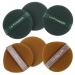FRCOLOR 6pcs Puff Foundation Blending Sponge Set | Dark Green Makeup Egg & Powder Puff for Flawless Face & Body Application - Hydrophilic Polyurethane | International Shipping Available - Buy Online on GoSupps.com