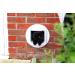 SureFlap Microchip Cat Flap - White | Scans Pet's ID on Entry | Flap Opening 4 3/4 (H) x 5 5/8 (W) - Buy Online on GoSupps.com