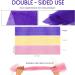 UJFQBH 3-Pack African Bath Sponge Set - Exfoliating Body Scrubber (Pink, Yellow, Purple) for Daily Use - Buy Online on GoSupps.com