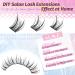 ALICE Natural Lash Clusters DIY Eyelash Extensions 9-11mm Short C Curl Individual Lashes Wispy Anime Lash Extensions Handmade Manga Eyelash Clusters 144 Pcs U22 - Buy Online on GoSupps.com