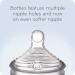NUK Simply Natural Baby Bottles 2-Pack, 9 oz & 5 oz (Colors Vary) - Buy Online on GoSupps.com
