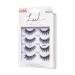 Kiss Lash Couture Faux Mink Collection - 4 Pairs Synthetic Fake Eyelashes with Glue | Ultra-Fine Gentle Tips - International Shipping Available - Buy Online on GoSupps.com