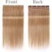 18 inches SEGO One Piece Clip in Remy Real Hair Extensions Human Hair THICK #27 Dark Blonde Hairpieces for Women 3/4 Full Head Straight (90g) - Buy Online on GoSupps.com