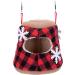ZYP 2 Pack Winter Bird Nest & Snuggle Cave Hanging Hammock Cage - Cozy Hideaway Sleeping Bed for Parakeet, Cockatiel, Conure, Cockatoo, Macaw - Christmas Special - Buy Online on GoSupps.com