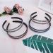 Strass Hair Bands - Double Crystal Side Fashionable Elastic Headbands for Women & Girls - 4 Piece Set (Mixed Colors) | Slipproof Hair Accessories - Buy Online on GoSupps.com