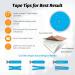 Optimize Pain Relief with 20 Pcs Kinesiology Tape - Elastic Athletic Bands for Joint Support | Waterproof & Precut | Mixed Colors (5cm x 25cm) - Buy Online on GoSupps.com