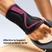 Adjustable S-Shaped Wrist Support Brace for Arthritis - Rose Red, Large, Left Hand - Buy Online on GoSupps.com