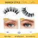 Shop Lankiz Manga Cluster Eyelashes - 40pcs Individual DIY Eyelash Extensions for Natural Volume - Buy Online on GoSupps.com