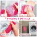 African Exfoliating Net Sponge - 2 Pack Bath Rag Washcloth Towel for Shower, Skin Smoother - Orange Pink & Yellow Pink - Buy Online on GoSupps.com