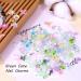 500Pcs Green Nail Charms - Mixed Shapes 3D Acrylic Charms for Nails Design - DIY Nail Art Decoration and Jewelry Accessories - Buy Online on GoSupps.com