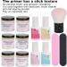 Nail Dip Powder Starter Kit - 6 Colors Dipping Set for DIY Manicure | Base, Top Coat, Activator, Brush Saver | Christmas Gift for Mom - K1214 - Buy Online on GoSupps.com