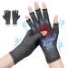 ACWOO Arthritis Gloves Compression Gloves Therapy for Arthritis Pain Relief Hand Fatigue Anti-Slip Fingerless Design for Women and Men Provide Support for Hands and Finger Joint Grey(S Grey Dispensing S