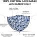 Washable Floral Face Masks for Women with Nose Wire | 3 Layers Cotton | Filter Pocket | Adjustable Ear Loops | Pack of 2 - Buy Online on GoSupps.com