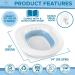 Kadra Sitz Bath With Storage Hook - Postpartum and Hemorrhoid Relief Kit - Buy Online on GoSupps.com