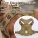 Rabbitgoo Tactical Dog Harness for Large Dogs - Adjustable & Durable with Metal Buckles - Perfect for Hiking - XL Brown - Buy Online on GoSupps.com