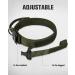Joyal Tactical Dog Collar | Medium-Sized Dog Collar with Handle & QR Code | Army Green - Buy Online on GoSupps.com