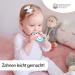 Matchstick Monkey Flat Face Teether - Antimicrobial Silicone BPA-Free Perfect Teething Aid for 3 Months+ (Monkey Green) - Buy Online on GoSupps.com
