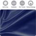 Ciana Luxurious Satin Pillowcase Set with Eye Mask & Scrunchie - King Size Navy | Silk Pillow Cases for Hair & Skin | Luxury Sleep Set - Buy Online on GoSupps.com