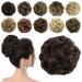 Sofeiyan Hair Part Hair tie updos Unordered Perquence Chignon Wavy Unordered Big Chignon Hairstyles Hair Experiences For Women Medicine Casting Break 60g Mitters Brown