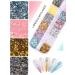 Ebanku 2 Boxing Holographic Nail Art Foil Flakes - Gold & Silver Glitter Confetti for DIY Nail Art Decoration - Buy Online on GoSupps.com