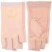 minkissy 1 Pair Gel Manicure Gloves Half Finger Gloves Nail Uv Gloves Hand Protective Gloves Golf Glove Manicure Gloves Anti Uv Nail Art Accessory Sun Protection Nail Cotton - Buy Online on GoSupps.com