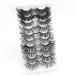 10 Styles IFLOVEDEKD 25mm Dramatic Fake Mink Fluffy Lashes - 10 Pairs - Buy Online on GoSupps.com