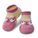 Dookeh Baby Shoes Boys Girls First Walking Shoes Soft Sole Sneakers Toddler Infant Babygirl Sock Shoes 12-18 Months A3 Pink