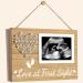 Baby Ultrasound Picture Frame - Perfect Christmas Gift for New Mom and Dad - Pregnancy Announcement and Gender Reveal Keepsake - Nursery Decor - 4x6 Photo - Buy Online on GoSupps.com