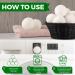 Wool Tumble Dryer Balls Eco-Friendly Organic Fabric Softener Reduce Wrinkles & Drying Time Save Energy Reusable Handmade 100% New Zealand Wool Baby Safe Unscented XL Size (Pack of 4) - Buy Online on GoSupps.com