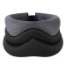 Adjustable Ergonomic Neck Support Brace | Soft Foam Cervical Collar for Pain Relief | Breathable & High Elastic Neck Protector | Grey | Men Women Elderly - Buy Online on GoSupps.com