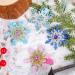 Rhinestones Inlayed Snowflake Hair Grip Unique Christmas Snowflake Hair Accessory with Rhinestones for Party Gathering Multi-color - Buy Online on GoSupps.com