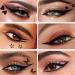 Eyeliner Pen Winged Eyeliner Stamp for Cats Eyes 6 Pieces Long Lasting Water Resistant Cosmetics for Women Beauty Stage Travel Party Performance Cosplay Wedding Vacation - Buy Online on GoSupps.com