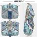 Shop Waterproof Barber Cape - Vintage Flower & Cheetah Hair Cutting Bib for Men & Women | Unisex Hair Salon Essentials - Buy Online on GoSupps.com